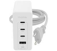 mophie 409909309 chargeur d'appareils mobiles Ordinateur portable, Smartphone, Tablette Blanc Secteur Charge rapide Intérieure