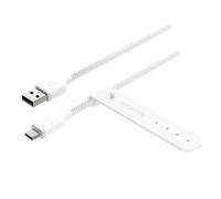 MOPHIE / CÂBLE USB-A vers USB-C / 1?m / NYLON TRESSÉ RENFORCÉ / BLANC