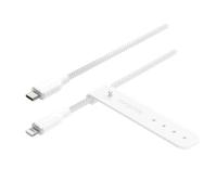 MOPHIE / CÂBLE USB-C vers Lightning / 1?m / NYLON TRESSÉ RENFORCÉ / BLANC