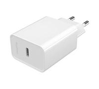 ZAGG mophie Essentials Chargeur Rapide USB-C 20 W 1 Port, Adaptateur Mural Power Delivery PD EU pour iPhone, Samsung, iPad, MacBook et Plus - Optimisé pour MagSafe, Design Compact (Blanc)