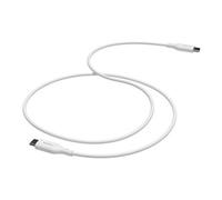 mophie essentials - Câble USB - 24 pin USB-C (M) pour 24 pin USB-C (M) - 2 m - chargement rapide jusqu'à 60 W - blanc