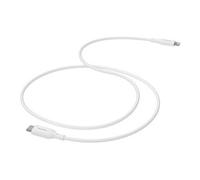 mophie essentials - Câble USB - 24 pin USB-C (M) pour Lightning (M) - 1 m - USB Power Delivery (60W) - blanc