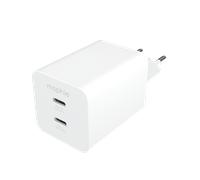MOPHIE ESSENTIALS CHARGEUR SECTEUR / 50W / 2 PORTS USB-C PD / BLANC