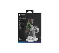 Chargeur induction MOPHIE 3 en 1 sans fil Qi2 Blanc