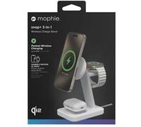 Chargeur induction MOPHIE 3 en 1 sans fil Qi2 Blanc