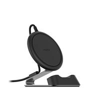 Mophie Support de Bureau pour Flux de Charge fabriqué pour Apple iPhone XS/X, iPhone XS Max, iPhone XR, iPhone 8 Plus, iPhone 8, Samsung et Autres appareils compatibles Qi - Noir (409901555)
