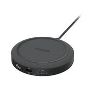 Mophie Universal - Plot De Charge Sans Fil - Fast Charge, Pd - 3 Connecteurs De Sortie (2 X Usb, 24 Pin Usb-C) - Noir - Europe