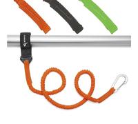 MOPHOEXII Laisse de pagaie de Kayak - Cordon Extensible en Spirale - Accessoires de pêche pour Kayak et pagaie (Orange - 1 pièce)