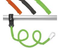 MOPHOEXII Laisse de pagaie de kayak - Laisse de canne à kayak - Lanière enroulée extensible - Accessoires de pêche pour kayak et pagaies