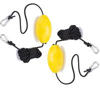 MOPHOEXII Lot de 2 laisses de remorquage avec flotteur en EVA et clip pour kayak, canoë, bouée flottante