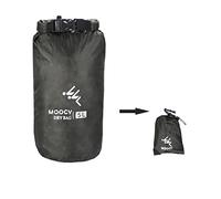 MOPHOEXII Lot de 3 sacs étanches entièrement submersibles - Ultra légers et hermétiques - 5 L, 20 L et 50 L - Sacs étanches à fermeture par rouleau (vert foncé, 5 L)