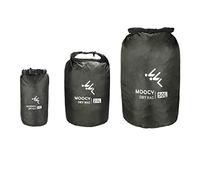 MOPHOEXII Lot de 3 sacs étanches entièrement submersibles - Ultra légers et hermétiques - Tailles 5 L, 20 L et 50 L - Sacs étanches à couvercle roulé (vert foncé, 3 paquets - 5 L, 20 L, 50 L)