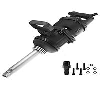 Mophorn Clé à choc robuste de 2,5 cm pour pistolet à air comprimé 4800 N.M - Double marteau 3200 tr/min - Écrou de roue de voiture