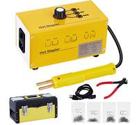 Mophorn Kit de Soudure Plastique 230V pour Réparation de Pare-Chocs de Voiture, Agrafeuse à Chaud avec 600 Agrafes