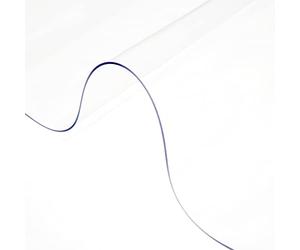 Mophorn Nappe PVC Rectangulaire Transparente 1,5mm Table de Protection Imperméable Épaisse pour Cuisine et Meubles