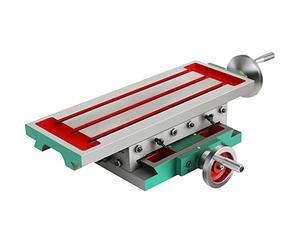 Mophorn Table de Travail 450 x 170 mm, Table de Fraisage 2 axes 4 voies, Table de Coupe, pour la plupart des types de fraisag/de perçage,/tous les supports de forage/perceuses e/fraiseuses