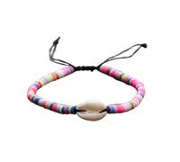 mophrati 1 ensemble de Bracelets tressés fabriqués à la main Bracelet en coquillage accessoire de mode saint valentin ensembles de bijoux faits à la main pour la robe quotidienne, Coloré