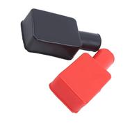 mophrati 1 paire de capuchon d'électrode de batterie voiture Portable couleur unie mise à niveau universelle protecteur automobile