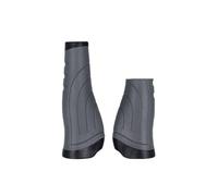 mophrati 1 paire de poignées de guidon vélo en alliage d'aluminium remplacement détachable accessoires d'extrémité barre poignée extérieure ergonomiques, Noir Gris Type 1