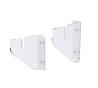 mophrati 1 Paire de Support Mural de Crochet Commande Cintre Planche à roulettes Acrylique pour l'affichage, Transparent