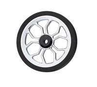 mophrati 1 Paire Easywheel économie de Main-d'œuvre Multicolore scellé roulement Facile Roues Pousser pneus Pliant vélo Partie Plat Cyclisme Fournitures, Argent