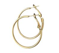 mophrati 1 paire fille boucles d'oreilles décoratives rondes femmes boucle d'oreille ami cadeau alliage avec trou d'oreille Simple dame décoration pour la fête de travail, type 2