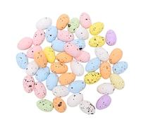 mophrati 100 pièces oeufs de pâques polyvalents-facile à stocker et à transporter bricolage artisanat décorations joyeuses pâques oeufs joyeuses fête de, couleur, 100 pièces, 1.1 pouces