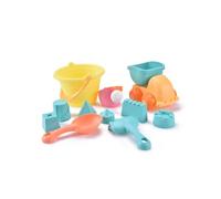 mophrati 11 pièces/Kit Enfant en Bas âge Plage Jouets en Plastique Portable Bain Enfants Sable Jouer château Jeu Cadeau d'anniversaire pour garçons Couleur aléatoire