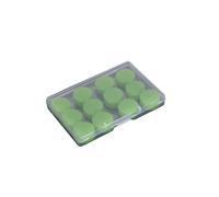 mophrati 12 pièces bouchons d'oreille en Silicone Sport écouteurs étanche oreilles couvre bouchon d'oreille étanche réutilisable pour bain sport dormir, Vert
