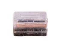 mophrati 2 étuis, boîte de Rangement pour Fournitures Scolaires, Contenant de Rangement pour Crayons, Trousse et garçons, pour Papeterie, cosmétiques, Transparent
