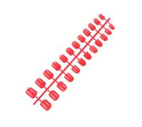 mophrati 24 Pièces Solide Coloré Presse sur Ongles Artificiel DIY Exquis Français Unique Gracieux Personnalité Acrylique Ongles , cinq
