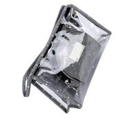 mophrati 3 Pièces Cosmétiques Sac Portable Voyage en Plastique Organisation Salle De Bains Maquillage Brosse Poche Articles De Toilette Organisateur Conteneur, Gris