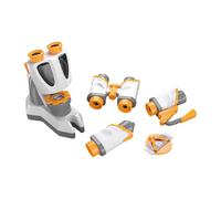 mophrati 4 pièces plongent dans Le Monde de l'exploration microscopique avec des Jumelles scientifiques pour Enfants. Loupe de Microscope, Ensemble microscopique