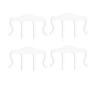 mophrati 4X acrylique support de musique Clip Transparent Portable résistant à l'usure fixe grands trombones Piano livres support de Page