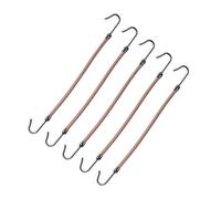 mophrati 5 pièces élastique crochet cheveux cravate rétro mode cheveux cordon pas facile à casser résistance à la traction bandes élastiques pas de bavure, Abricot