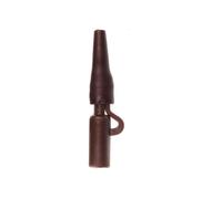 mophrati 50 pièces/Kit Clips de Plomb de sécurité en Plastique pivote Terminal extérieur Eau mer lac Flux attirail Accessoires d'équipement, Marron