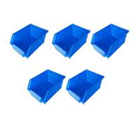 mophrati 5X boîte à Outils bac de Rangement Mallette empilable commodité Grande capacité Fournitures d'atelier bacs de cueillette Lisses et Peu encombrants, Tapez 3