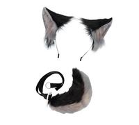 mophrati Accessoires de Cosplay : Oreilles et Queue de Chat en Peluche, Fausses Oreilles et queues, Kits Costume, Serre-tête pour Cheveux, Halloween, fêtes costumées, déguisements pour Adultes et