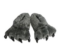 mophrati Accueil Chaussures Chaussons Restez au chaud et à l'aise à l'intérieur Chaussons pelucheux pour enfants Chaussons pour enfants Chaussons pour garçons et femmes, gris