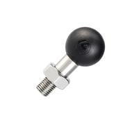 mophrati Adaptateur à rotule pour Guidon de Moto, vis à tête sphérique, résistant au Vent, avec écrou de Profondeur réglable, Base Fixation Universelle pour rétroviseur Moto, M10