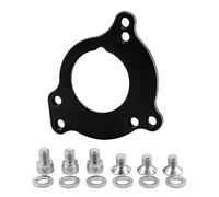 mophrati Adaptateur de vélo pédalier Guide de chaîne en Alliage d'aluminium pièce Conversion Accessoire réparation Professionnel Portable, Le Noir