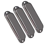 mophrati Améliorez le style et les performances de votre guitare électrique avec ces capots de micros simple bobinage à coque fermée. Installation facile et esthétique, Noir, L x l : 77 x 18.2 mm