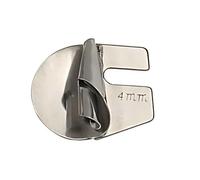 mophrati Applications Larges Couture Ourlet roulé Pied compétences de Couture Facile à Coudre Machine Pied-de-biche Machine à Coudre Pieds Fer, 4MM