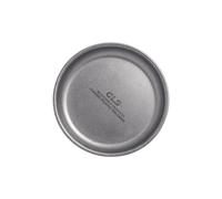 mophrati Assiette polyvalente en acier inoxydable pour le camping, la cuisine et les voyages. Facile à nettoyer, cette grande assiette est idéale pour les pique-niques, les