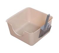 mophrati Bac à litière pour Hamsters et Lapins, idéal pour Les Cages et Les espaces communs. Ouverture sur Le Dessus et Bords Hauts pour Un Nettoyage Facile et Une sécurité optimale. Bac à litière