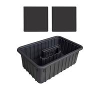 mophrati Bacs de Rangement Polyvalents en PP avec séparateurs réglables pour Organiser Outils et Objets Essentiels, permettant de classer et Facilement Les Articles. Les Compartiments à