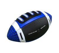 mophrati Ballon de Rugby Officiel de Taille 3 pour l'entraînement en intérieur et en extérieur, idéal pour Les Enfants et Le développement des compétences. Modèle, Bleu, 11 x 22 cm