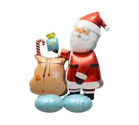 mophrati Ballons de noël en aluminium, fournitures de fête, décorations noël, motifs exquis, décor fête, multicolore, Coffret Cadeau Père