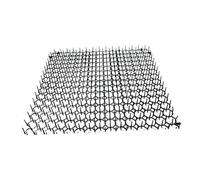 mophrati Bandes anti-escalade pour chats, tapis d'entraînement répulsif, de canapé avec picots en PP, accessoires pour clôture anti-chats, tapis anti-excréments, noir