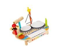 mophrati Batterie pour Enfants de 3 à 6 Ans : Un Cadeau Stimulant pour l’Imagination grâce à Ses gongs musicaux en Bois. Un Jouet Musical éducatif idéal pour Les Enfants d’âge préscolaire.